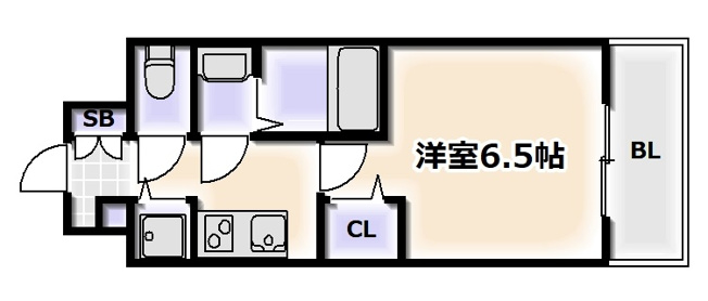 【間取り】 | レオンコンフォート難波西Ⅱ