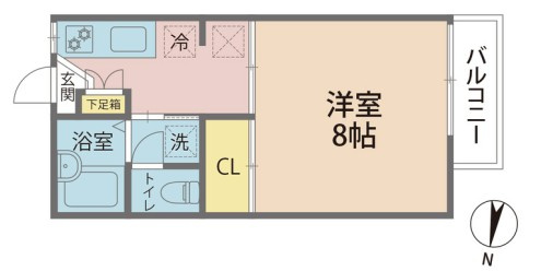 ローズパーク弐番館の間取り
