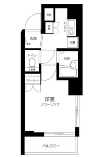 【間取り】 | アクティブミレニアム中延 | 間取りです。