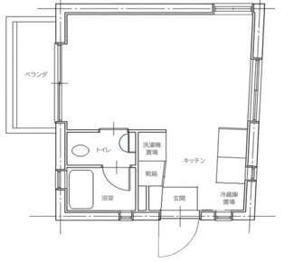 【間取り】 | ＲＯＯＭＳ不動前 | 間取りです。