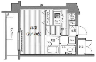 ガラ・シティ駒沢大学の間取り|間取りです。