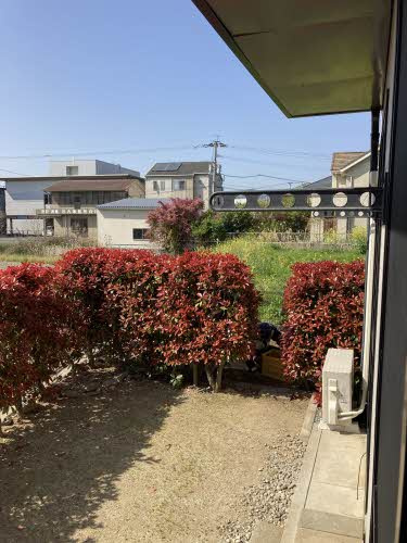 グリーンコーポ島の内　B棟の庭|※同タイプの部屋写真です