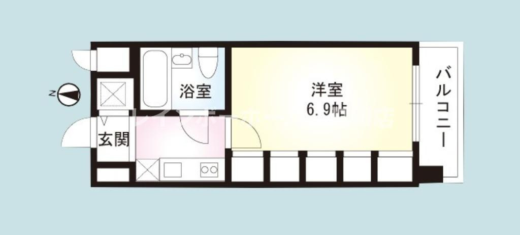 nest※初期費用分割後払いサービス利用可能物件の間取り