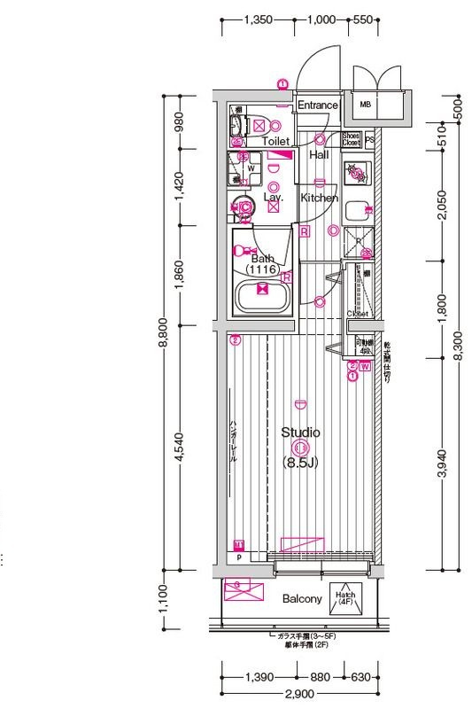 アーバンステーション成増の間取り|間取りです。