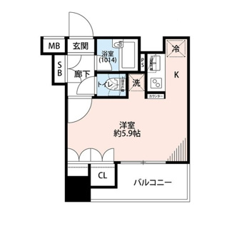 【間取り】 | プレール・ドゥーク八丁堀 | 間取りです。