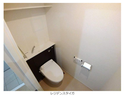 【トイレ】 | レジデンスタイガ | シンプルで使いやすいトイレです