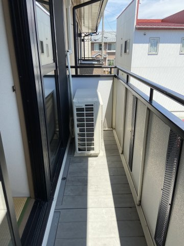 ハイカムール八橋のバルコニー