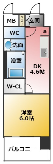 エステムコート名古屋グランツの間取り