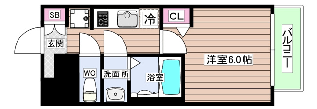 【間取り】 | プレサンス深江橋ラヴィゲート