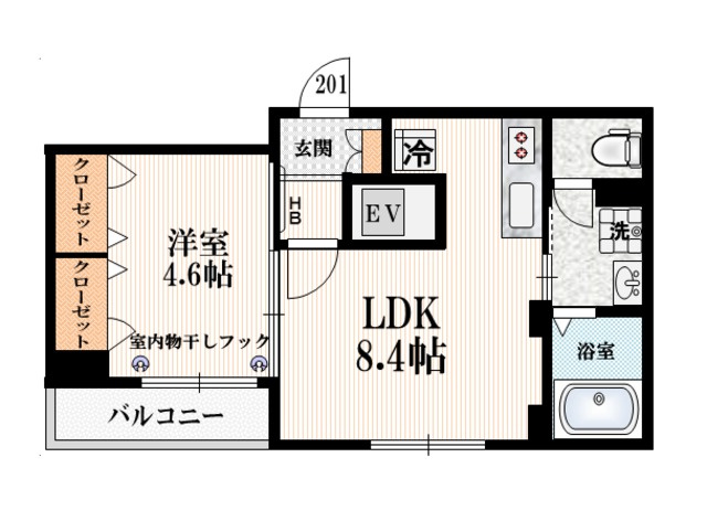 ＨＥＲＯＥＳ245の間取り