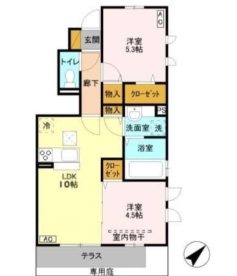 エスペーロの間取り