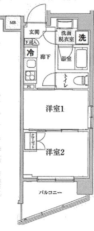 アイルグランディール蒲田の間取り|間取り