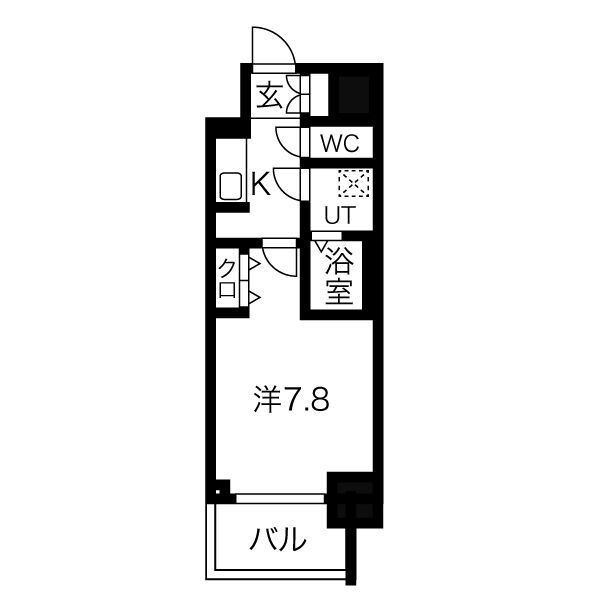 CREST TAPP新栄の間取り