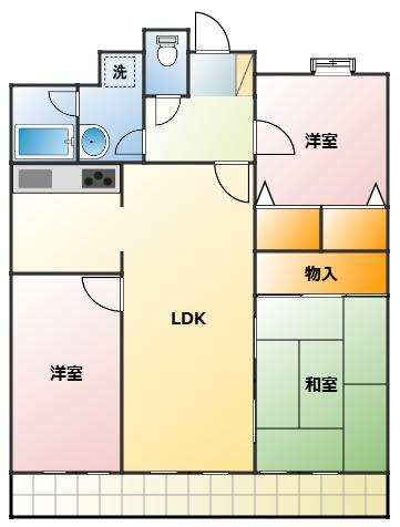 エスポア曙の間取り