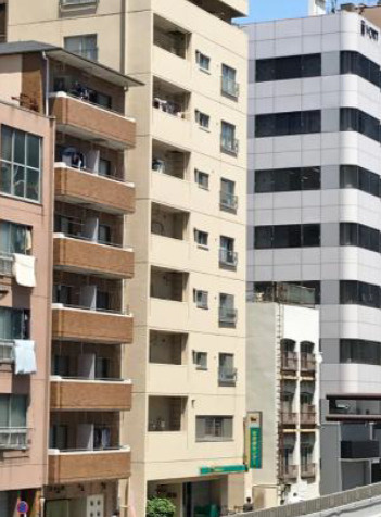 ウェルシャン築地の外観|外観もきれいです