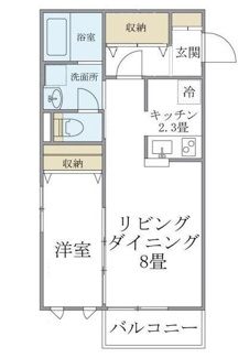 【間取り】 | ロンサールＡ棟 | 間取りです。