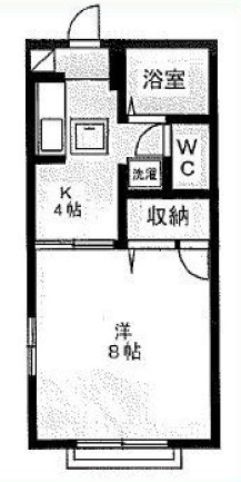 船橋市前原西１丁目のアパートの間取り