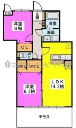 【間取り】 | プレアパーク井上
