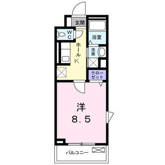 【間取り】 | ブロッサム　コート | 間取りです。