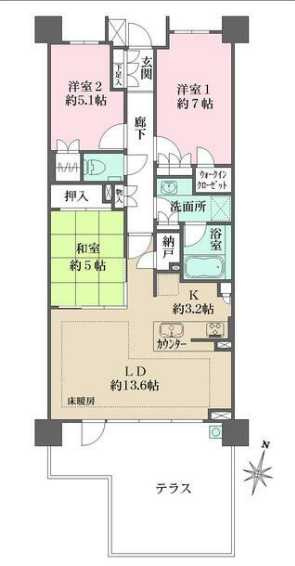 パークハウス東戸塚の間取り