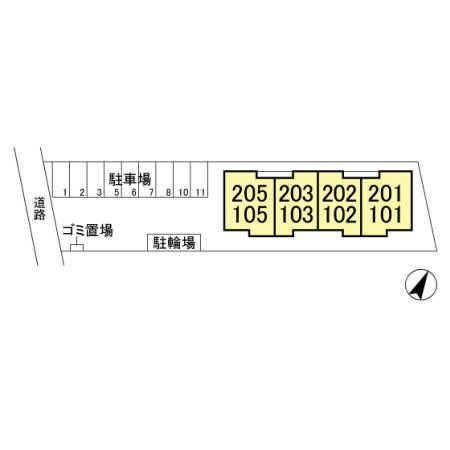 シエルボヌールの区画図
