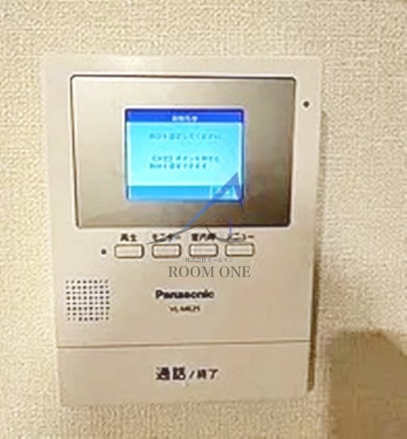 ＦＬＡＴ４７４ビルのセキュリティ|モニター付きインターホンです。