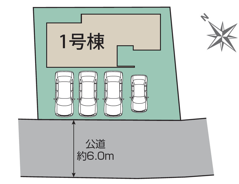 新築戸建 富士宮市万野原新田 全１棟の区画図