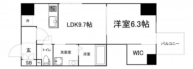 【間取り】 | パウゼ堺筋
