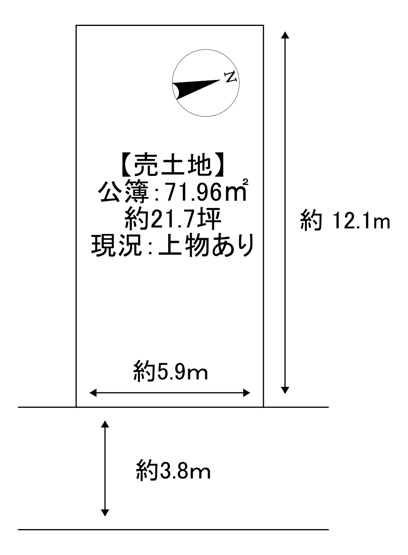 【土地図】 | 綾之町東１丁　売土地