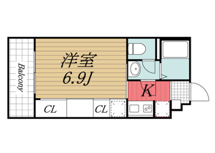 【間取り】 | メゾン美浜