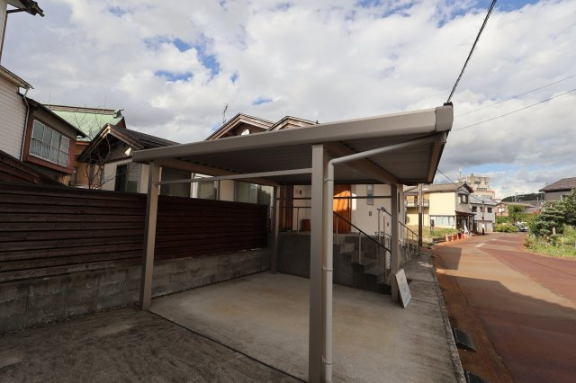 見附市新町１丁目　平屋　土地建物の駐車場