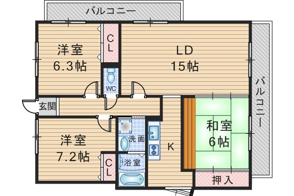 ルイズミッシェルの間取り