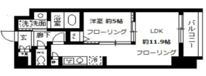 ファインクレスト入谷の間取り|間取りです。