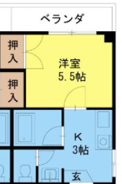 【間取り】 | 福山ハイツ　弁天小学校 | 福山ハイツ　間取り