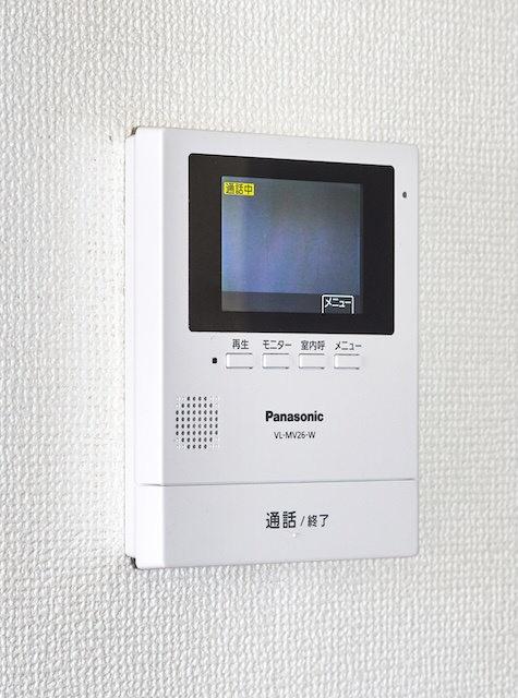 キャンパス本多聞のセキュリティ|カラーモニター付インターホン