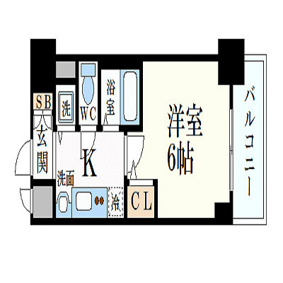 プレサンス神戸西スパークリングの間取り
