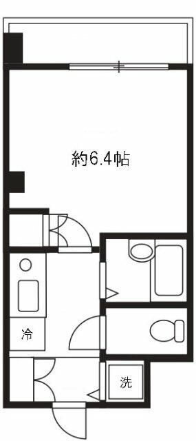 スタジオ根岸の間取り|間取りです。