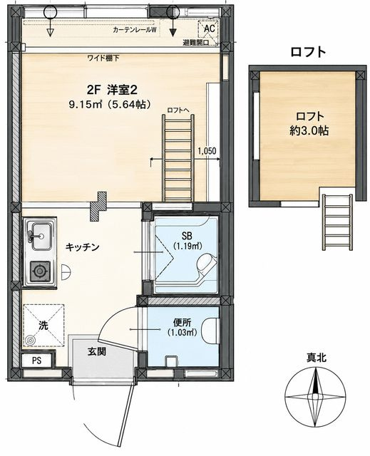 ＣＡ平和台の間取り