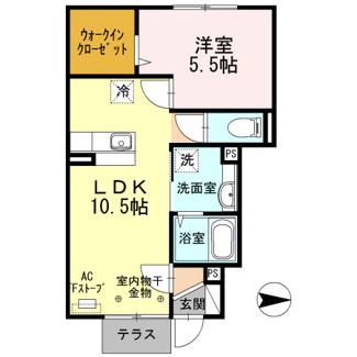 【間取り】 | ブレトンビリエール　B