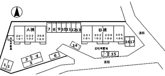 【駐車場】 | サンセールⅠ　碧南市西山町