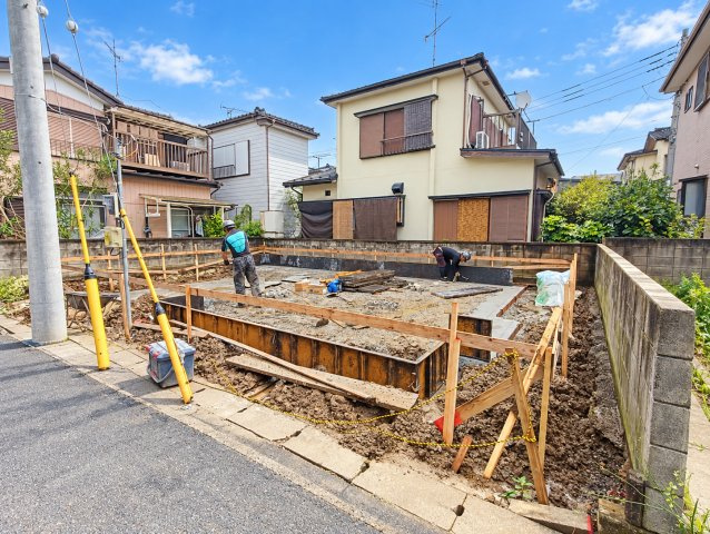 吉川市　栄町　新築戸建　全1棟の外観|外観です