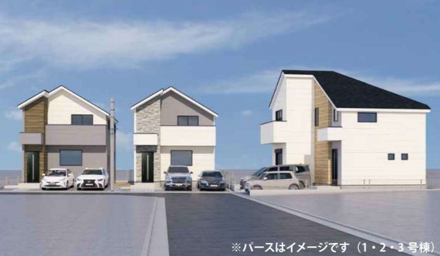 横浜市港南区日野中央2丁目 新築戸建て【仲介手数料無料】カースペース2台
