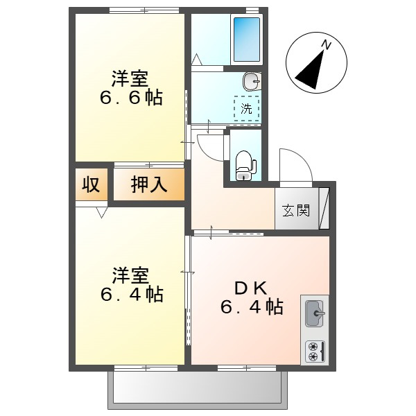 サングランデの間取り