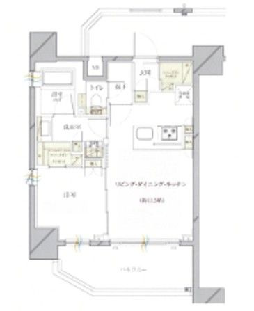 シティインデックス神田の間取り|間取りです。