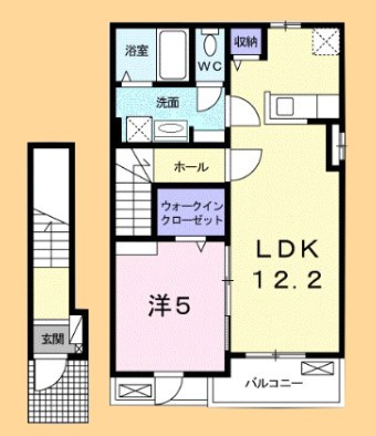 プレジールⅡの間取り