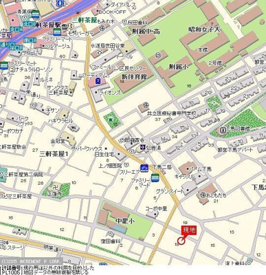 【地図】 | ルーブル三軒茶屋Ⅱ