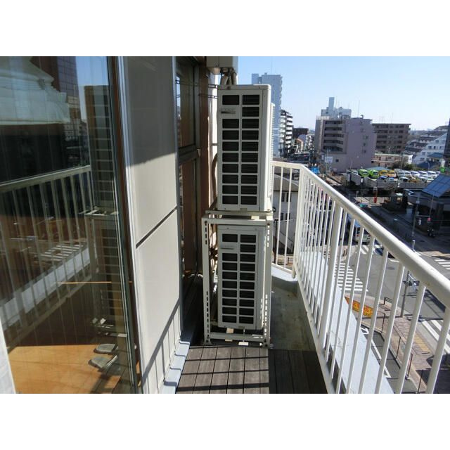 シャトー小金井のバルコニー