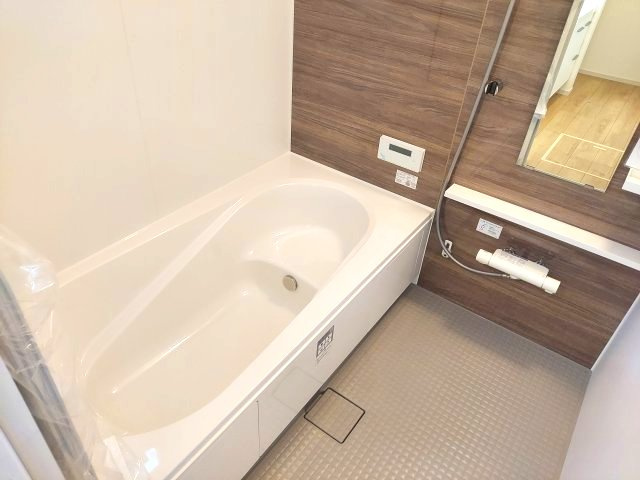 宝塚市売布1丁目新築一戸建の浴室|浴室乾燥機付き