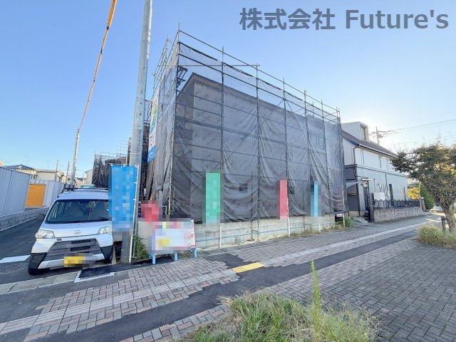 三郷市高州2丁目　新築戸建　全4棟　D号棟の外観|現地の写真になります。
