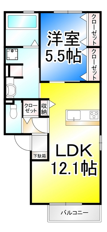 グランメゾンKeiの間取り